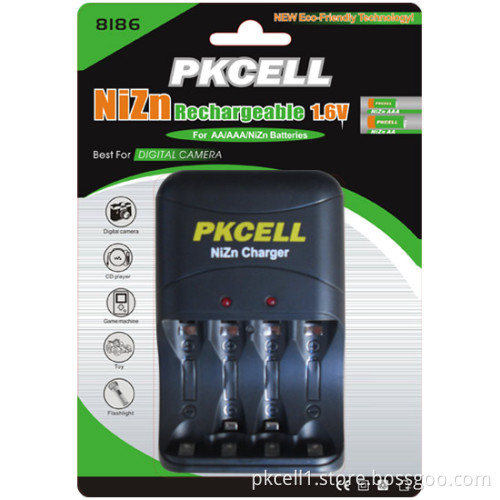 Standard Chargers for Ni-Zn Rechargeable Batteries